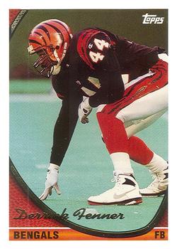 Derrick Fenner Cincinnati Bengals 1994 Topps NFL #56